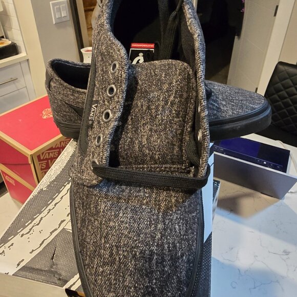 Vans Skate Chukka Low Sidestripe Denim Charcoal VN000D3TCC8 Mens Size 10 NEW - Picture 2 of 9